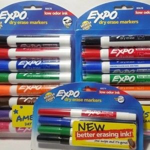 Expo Dry Erase Markers 4 8ct Chisel Tip 2 4ct Fine